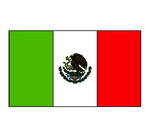 Dibujo México pintado por Belen1