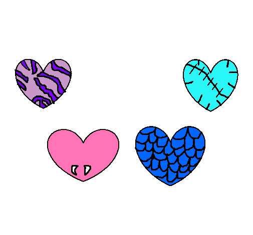 Cuatro corazones