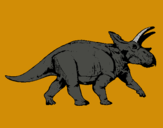Dibujo Triceratops pintado por Yoelini