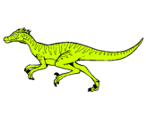 Dibujo Velociraptor pintado por trincus