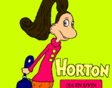 Dibujo Horton - Sally O'Maley pintado por jedeggjjlkky