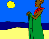 Dibujo Massai pintado por james122