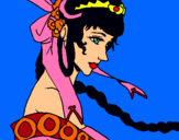 Dibujo Princesa china pintado por AINAT