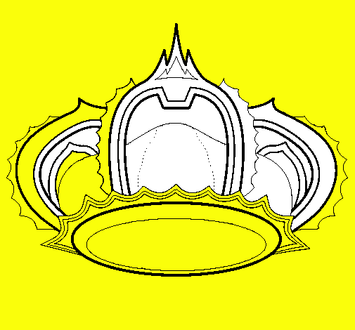 Dibujo Corona real pintado por yayirobe