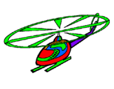 Dibujo Helicóptero pintado por caramba
