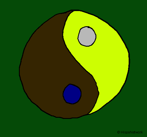 Dibujo Yin yang pintado por edurne_007