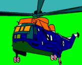 Dibujo Helicóptero al rescate pintado por armando05
