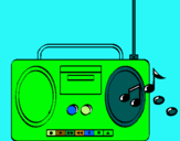 Dibujo Radio cassette 2 pintado por atcxdf