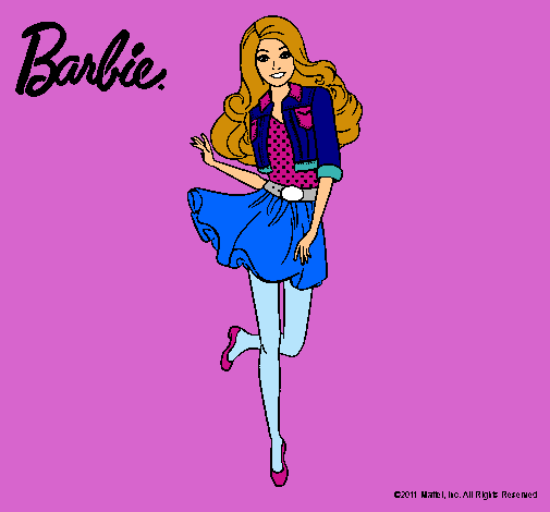 Dibujo Barbie informal pintado por PrincessSS