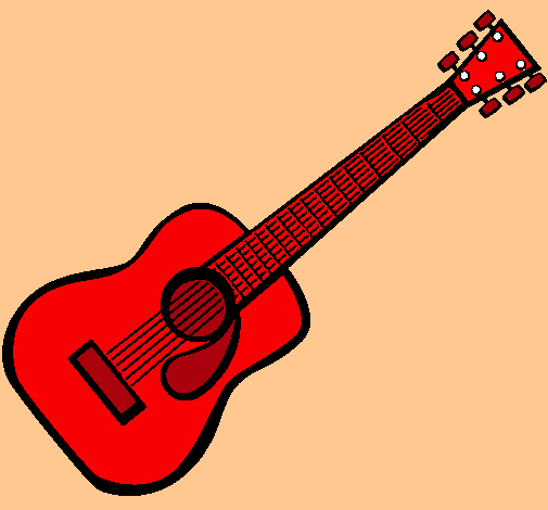 Dibujo Guitarra española II pintado por mavito