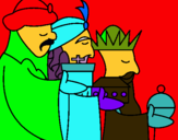 Dibujo Los Reyes Magos 3 pintado por luisandy