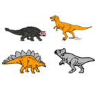 Dibujo Dinosaurios de tierra pintado por pinuco