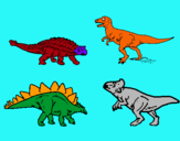 Dibujo Dinosaurios de tierra pintado por 75ry66y74565