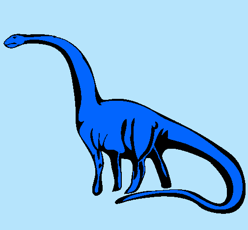 Dibujo Mamenquisaurio pintado por maryjobel