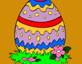 Dibujo Huevo de pascua 2 pintado por Yoelini