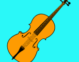 Dibujo Violín pintado por viuoleta