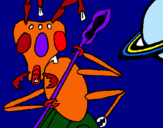 Dibujo Hormiga alienigena pintado por marco2