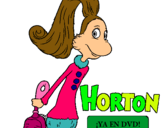 Dibujo Horton - Sally O'Maley pintado por horton 