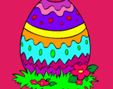 Dibujo Huevo de pascua 2 pintado por oooooooo9