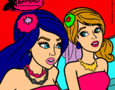 Dibujo Barbie y su amiga pintado por 88hchuiuhica