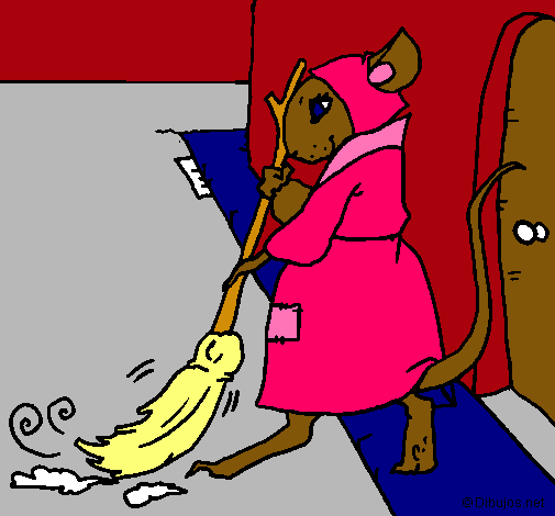 Dibujo La ratita presumida 1 pintado por emilychui