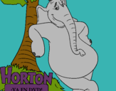 Dibujo Horton pintado por hachis