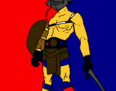 Dibujo Gladiador pintado por marco2