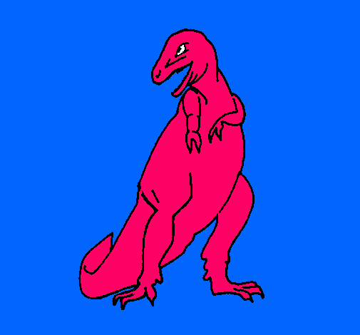 Dibujo Tiranosaurios rex pintado por mavito