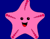 Dibujo Estrella de mar pintado por mikeyla