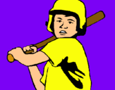 Dibujo Niño bateador pintado por DIOSmy