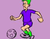 Dibujo Jugador de fútbol pintado por nmjhgfreswqa