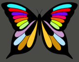 Dibujo Mariposa 8 pintado por migl