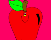 Dibujo Manzana pintado por heyever