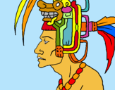 Dibujo Jefe de la tribu pintado por maniqa