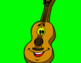 Dibujo Guitarra española pintado por miyi