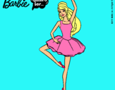 Dibujo Barbie bailarina de ballet pintado por sinari