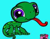 Dibujo Lagarto Littlest Pet Shop pintado por skiper9