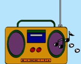Dibujo Radio cassette 2 pintado por AITa52