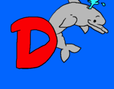 Dibujo Delfín pintado por  odeiiiiiiii