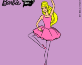 Dibujo Barbie bailarina de ballet pintado por luciasgh
