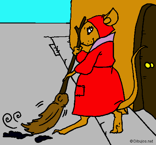 Dibujo La ratita presumida 1 pintado por Yanii