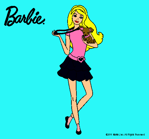 Barbie y su mascota