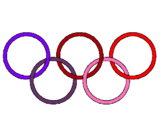 Dibujo Anillas de los juegos olimpícos pintado por jime8175