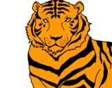Dibujo Tigre pintado por arturin