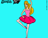 Dibujo Barbie bailarina de ballet pintado por lalis3