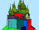 Dibujo Castillo medieval pintado por GIANLUCCA