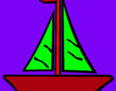 Dibujo Barco velero pintado por dfgghgjkkkkk
