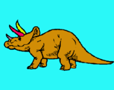Dibujo Triceratops pintado por albert46