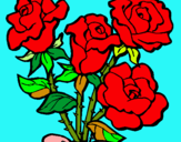 Dibujo Ramo de rosas pintado por Natalia-Rubio