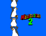 Dibujo Madagascar 2 Pingüinos pintado por santyago